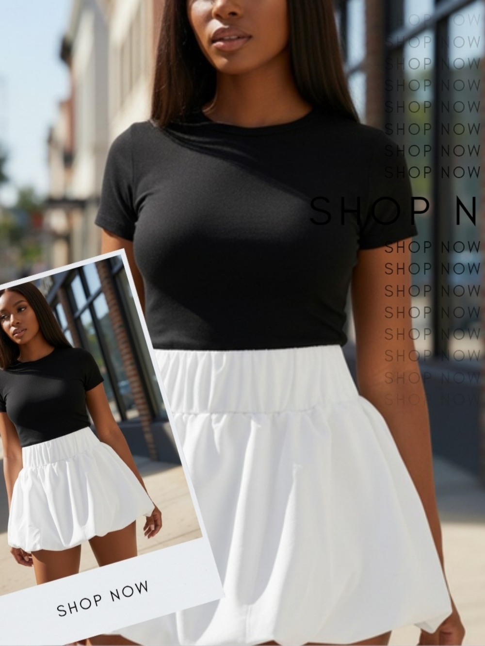 MISSES - The DREAMY WHITE Bubble Skirt